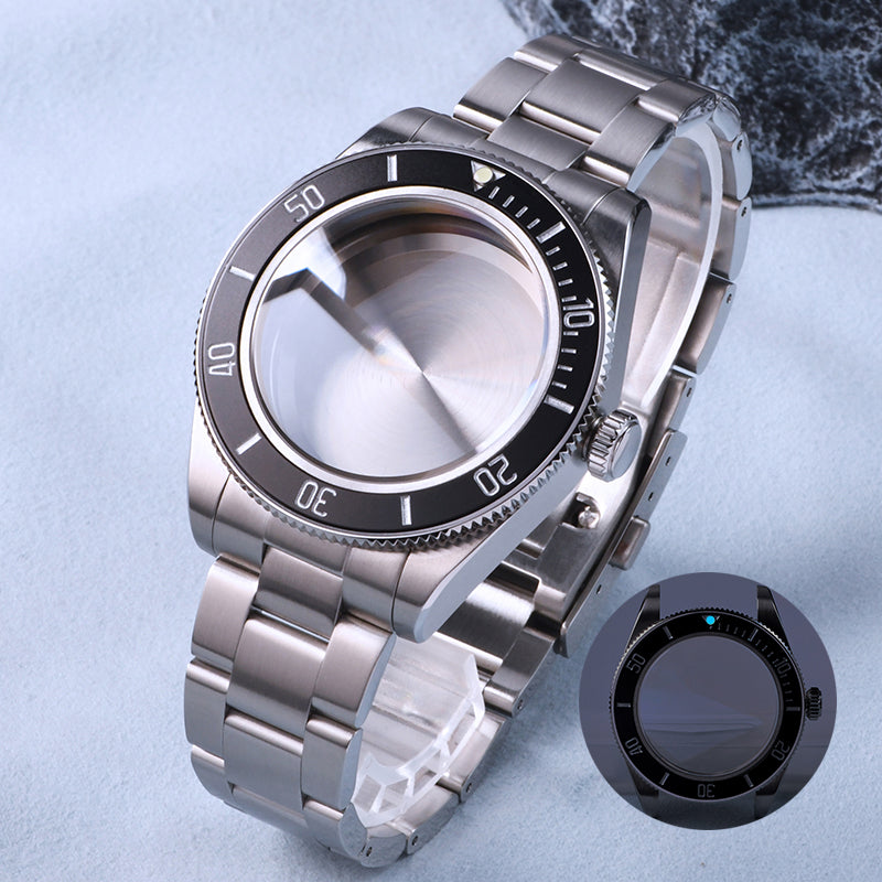 HEIMDALLR Watch Case Stainless Steel Diving Watch Case Sapphire Glass 20Bar Waterproof Fit For NH35A NH36A Automatic Movement