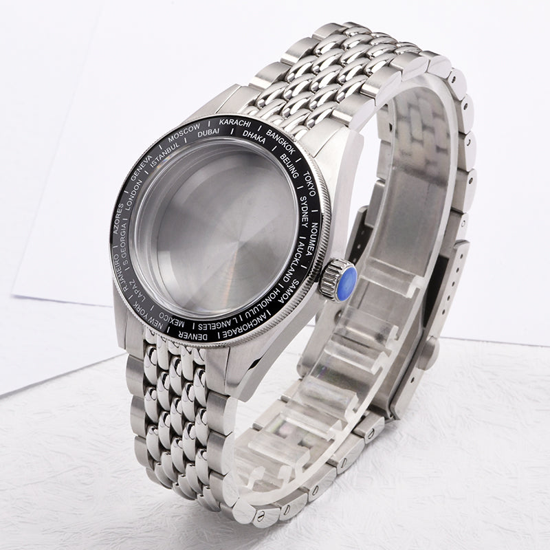 HEIMDALLR Watch Modify Parts 39mm Stainless Steel C3 lume Diver Watch Case Sapphire Glass 20Bar Waterproof Fit For NH34 Movement