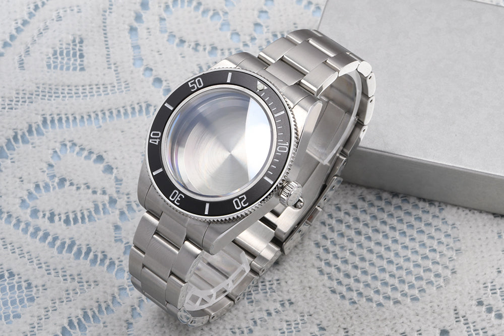 HEIMDALLR Watch Case Stainless Steel Diving Watch Case Sapphire Glass 20Bar Waterproof Fit For NH35A NH36A Automatic Movement