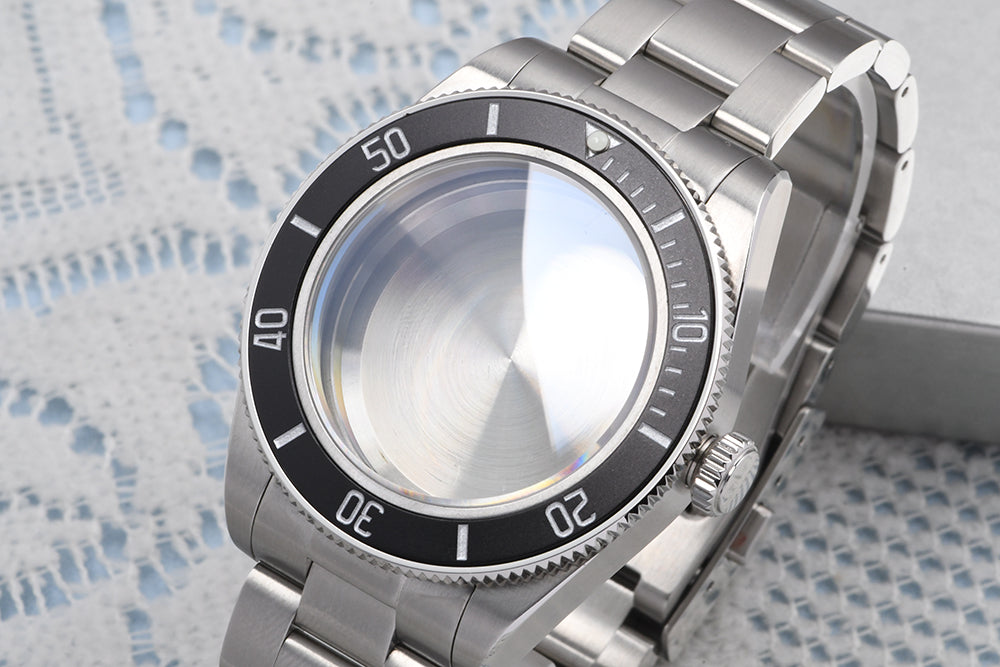 HEIMDALLR Watch Case Stainless Steel Diving Watch Case Sapphire Glass 20Bar Waterproof Fit For NH35A NH36A Automatic Movement