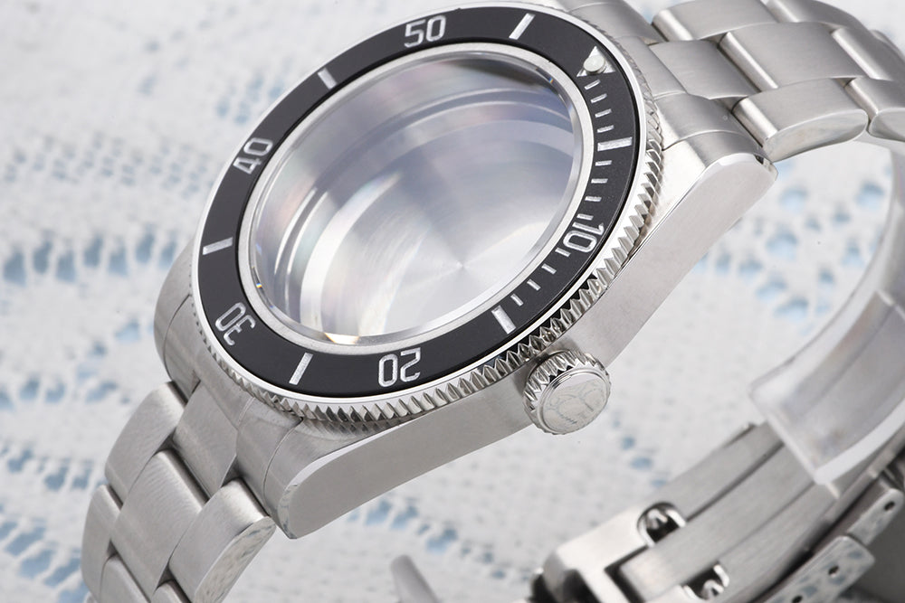 HEIMDALLR Watch Case Stainless Steel Diving Watch Case Sapphire Glass 20Bar Waterproof Fit For NH35A NH36A Automatic Movement