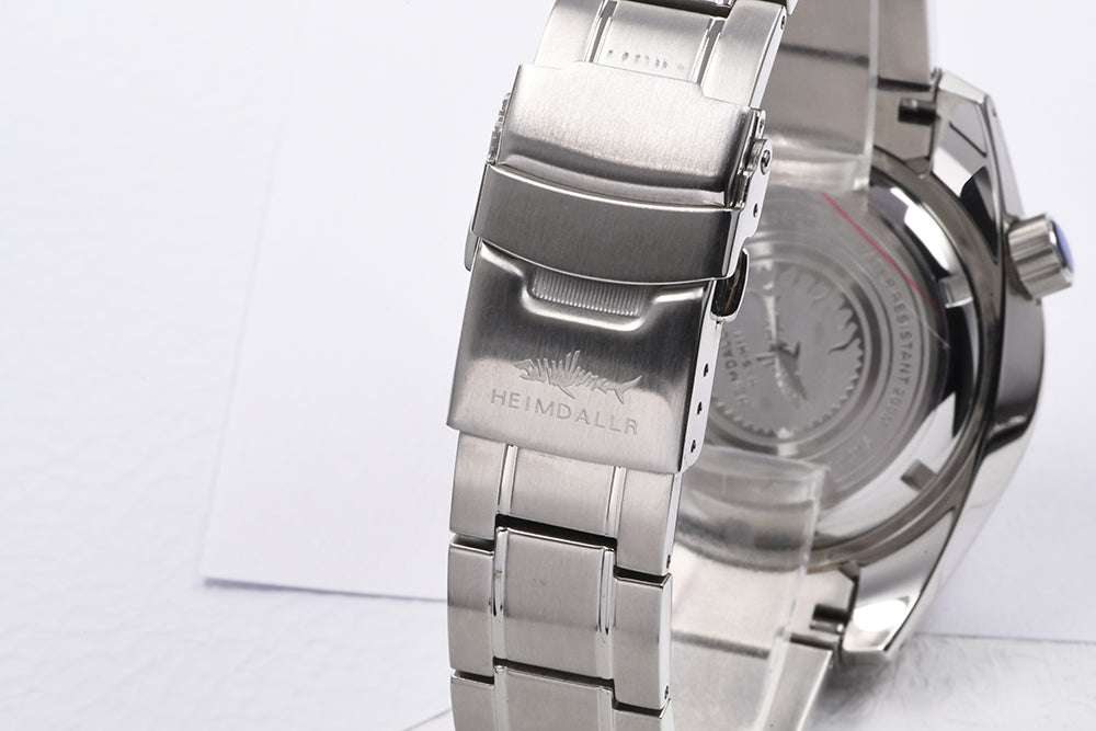 HEIMDALR Watch Parts Solid 42mm Polished Stainless Steel SBDC/Sumo Case Blue Black Bezel Sapphire Suitable For NH35/36 Movement