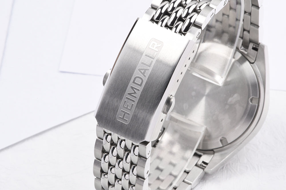 HEIMDALLR Watch Modify Parts 39mm Stainless Steel C3 lume Diver Watch Case Sapphire Glass 20Bar Waterproof Fit For NH34 Movement