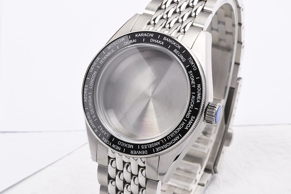 HEIMDALLR Watch Modify Parts 39mm Stainless Steel C3 lume Diver Watch Case Sapphire Glass 20Bar Waterproof Fit For NH34 Movement