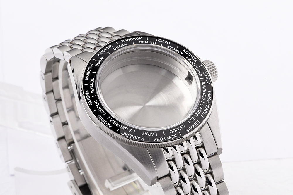 HEIMDALLR Watch Modify Parts 39mm Stainless Steel C3 lume Diver Watch Case Sapphire Glass 20Bar Waterproof Fit For NH34 Movement