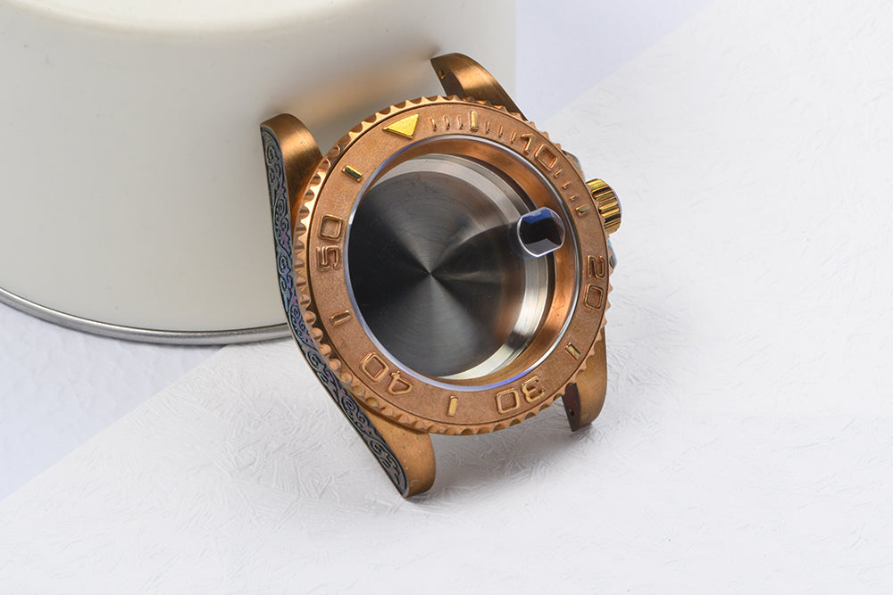 Submarine Watch CUSN8 Bronze Watch Sapphire For NH35A/NH36A Automatic Movement Water 200Resist HEIMDALLR Watch Retro Ghost Case