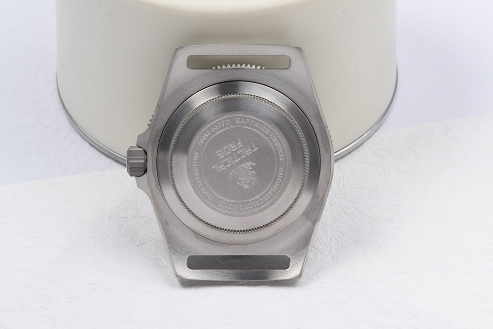 Tactical Frog watch case Men WATCH Titanium Waterproof watch case Sapphire modified BGW-9 luminous NH35A Automatic movement