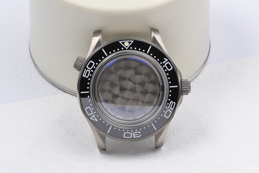 Watch Titanium Seamaster Vinatge 007 Diver Watch Case Sapphire Glass Waterproof For NH35NH36 Automatic Movement HEIMDALLRcase