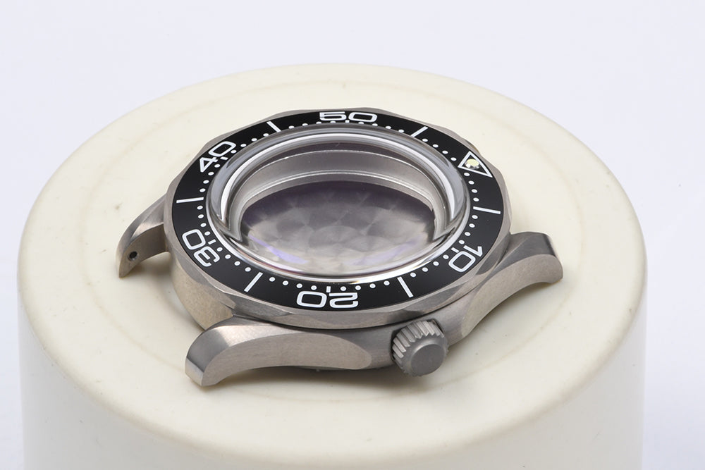 Watch Titanium Seamaster Vinatge 007 Diver Watch Case Sapphire Glass Waterproof For NH35NH36 Automatic Movement HEIMDALLRcase