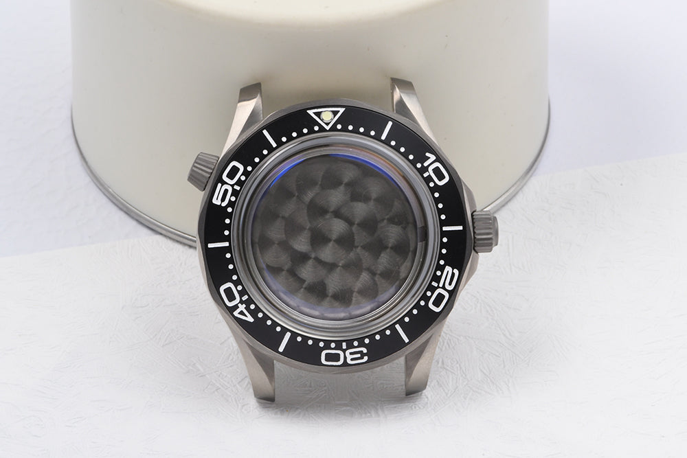 Watch Titanium Seamaster Vinatge 007 Diver Watch Case Sapphire Glass Waterproof For NH35NH36 Automatic Movement HEIMDALLRcase