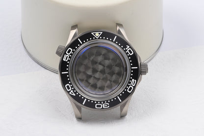 Watch Titanium Seamaster Vinatge 007 Diver Watch Case Sapphire Glass Waterproof For NH35NH36 Automatic Movement HEIMDALLRcase