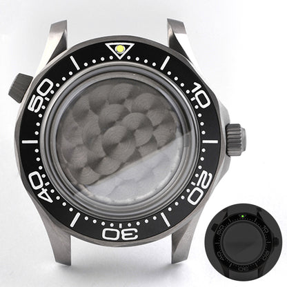 Watch Titanium Seamaster Vinatge 007 Diver Watch Case Sapphire Glass Waterproof For NH35NH36 Automatic Movement HEIMDALLRcase